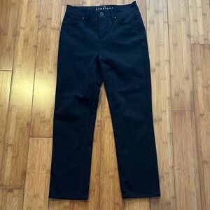 WHBM High-Rise Straight Crop Black Jeans Size 2 P – Must-Have!